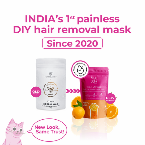 4-in-1 Orange Body Hair Removal Powder Mask