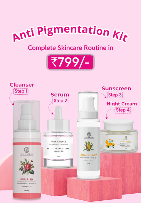 2% Alpha Arbutin & 5% Niaciamide - 4 Step Anti Pigmentation Kit