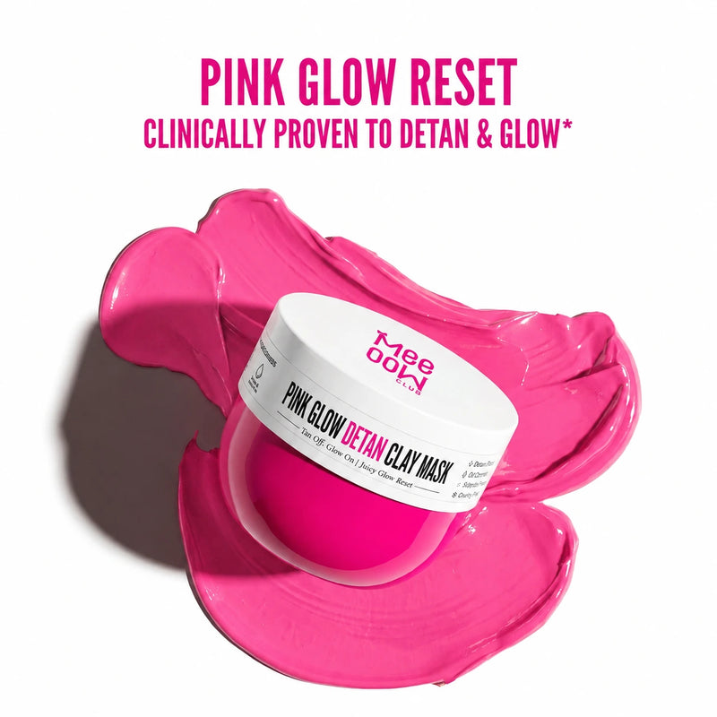 Pink Glow Detan Clay Mask