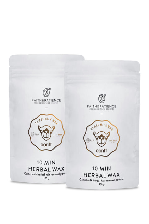 Camel Milk Hair Removal - 10 Min Herbal Wax combo of 2