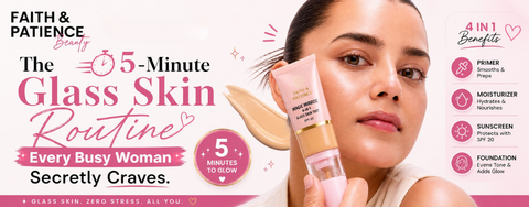 The 5-Minute Glass Skin Routine Every Busy Woman Secretly Craves