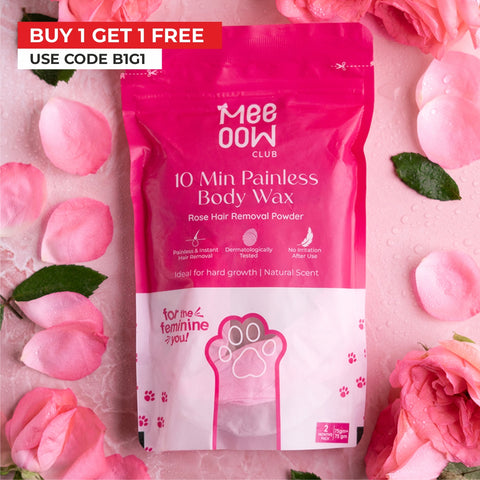 4-in-1 Rose Body Hair Removal Powder Mask
