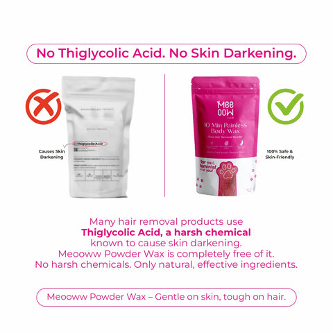 Rose Body Hair Removal Powder Wax