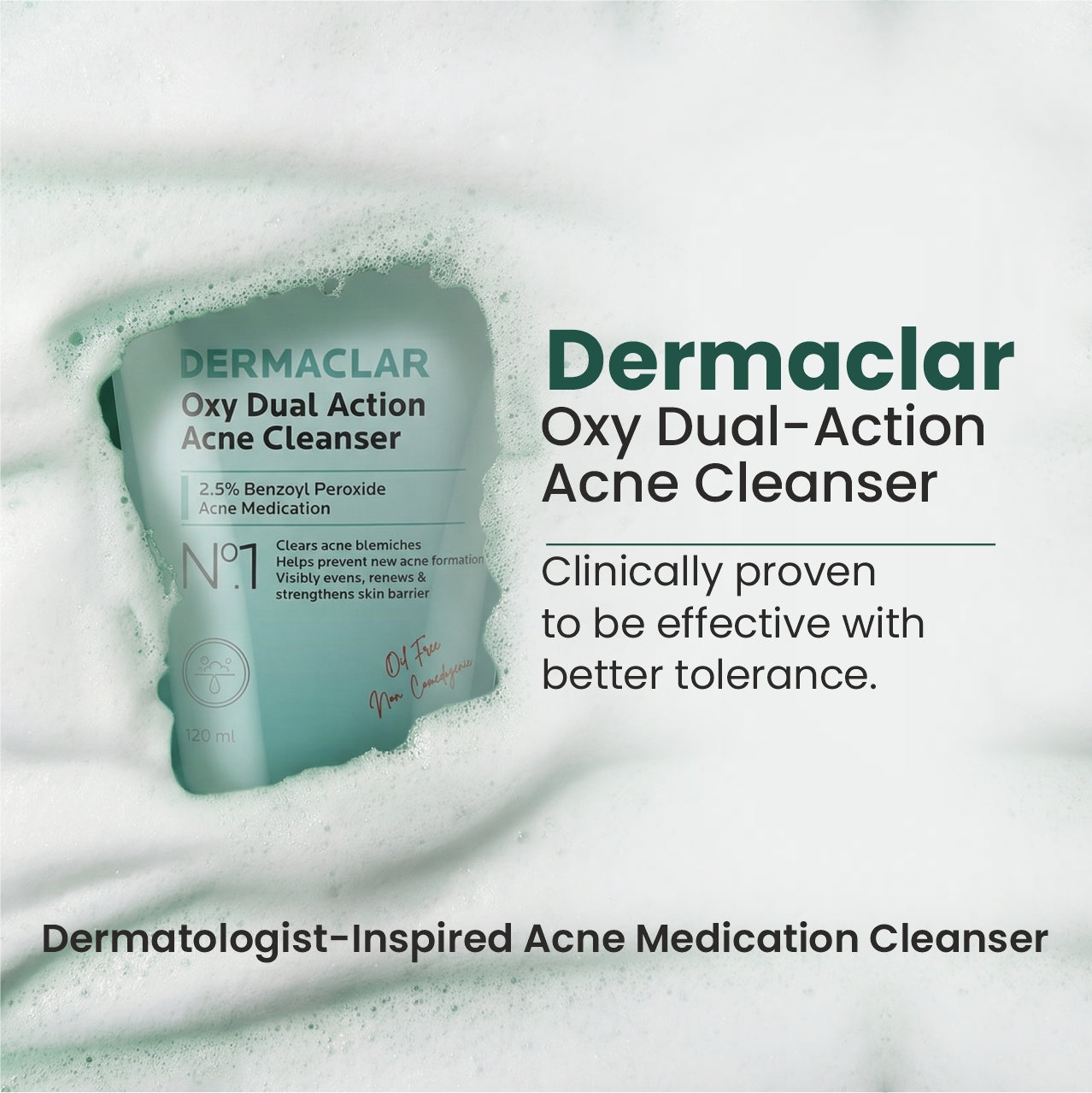 N0.1 Dermaclar Oxy Acne Cleanser