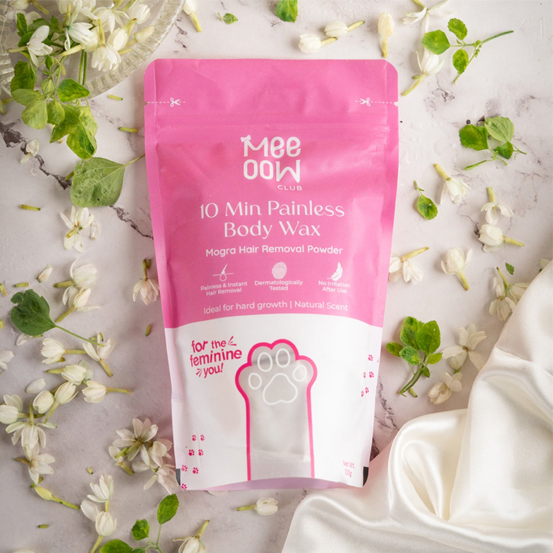 4-in-1 Mogra Body Hair Removal Powder Mask