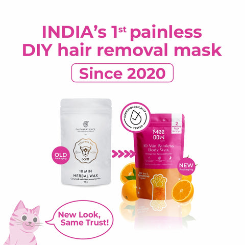4-in-1 Orange Body Hair Removal Powder Mask