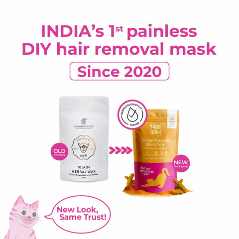 4-in-1 Turmeric Bikini Hair Removal Powder Mask