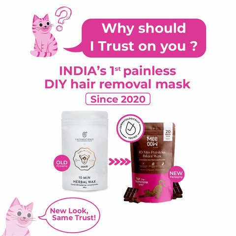 4-in-1 Chocolate Bikini Hair Removal Powder Mask
