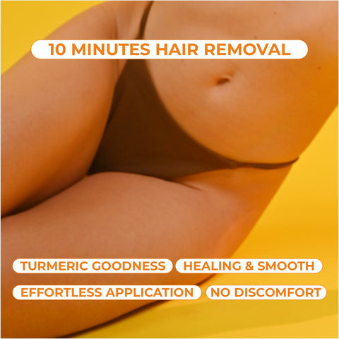 Turmeric Bikini Hair Removal Powder Wax