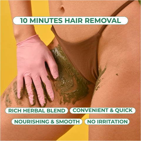 Herbal Bikini Hair Removal Powder Wax