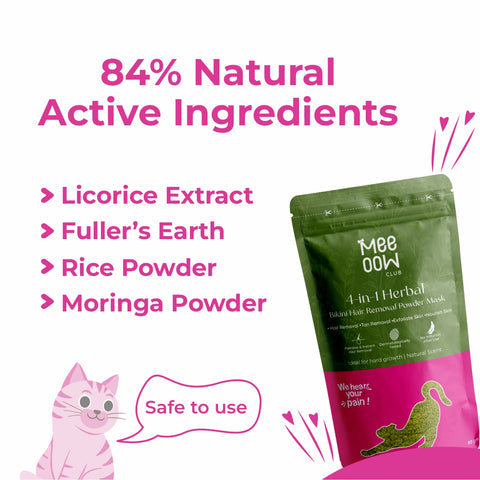 4-in-1 Herbal Bikini Hair Removal Powder Mask
