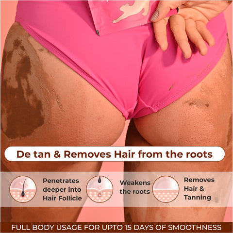 Chocolate Bikini Hair Removal Powder Wax