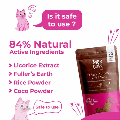 4-in-1 Chocolate Bikini Hair Removal Powder Mask