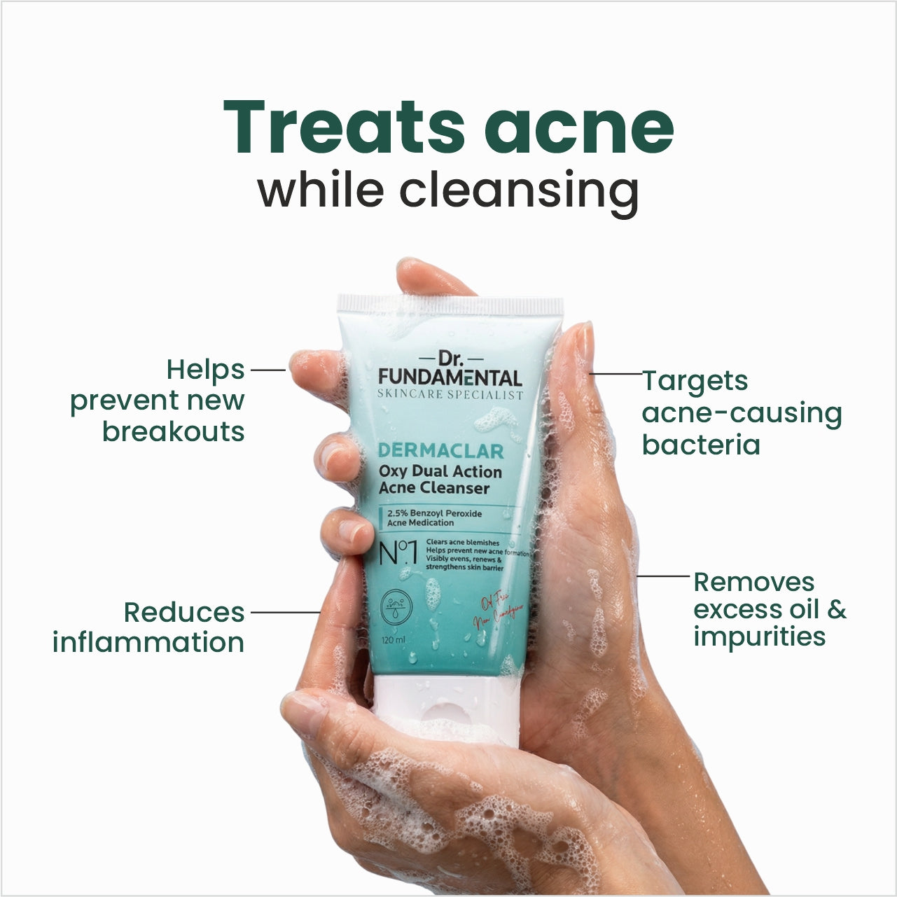 N0.1 Dermaclar Oxy Acne Cleanser