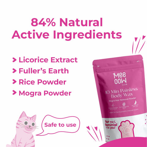 4-in-1 Mogra Body Hair Removal Powder Mask