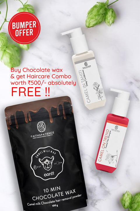 Try Chocolate Wax & Get Keratin & Colored Hair Shampoo Conditioner Absolutely Free