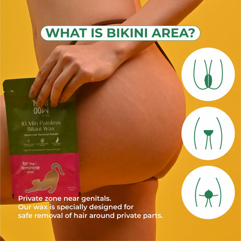 Herbal Bikini Hair Removal Powder Wax