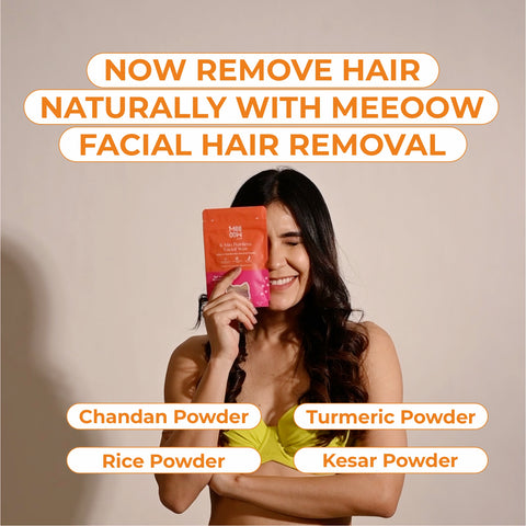 Kesar & Chandan Facial Hair Removal Powder Wax