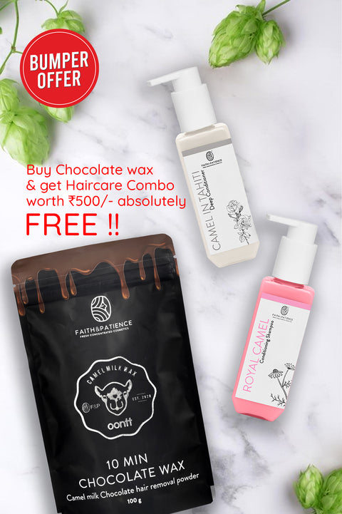 Try Chocolate Wax & Get Moisturising Shampoo Conditioner Absolutely Free