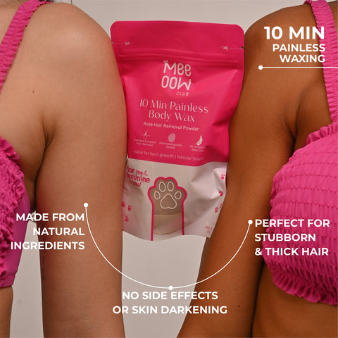 Rose Body Hair Removal Powder Wax