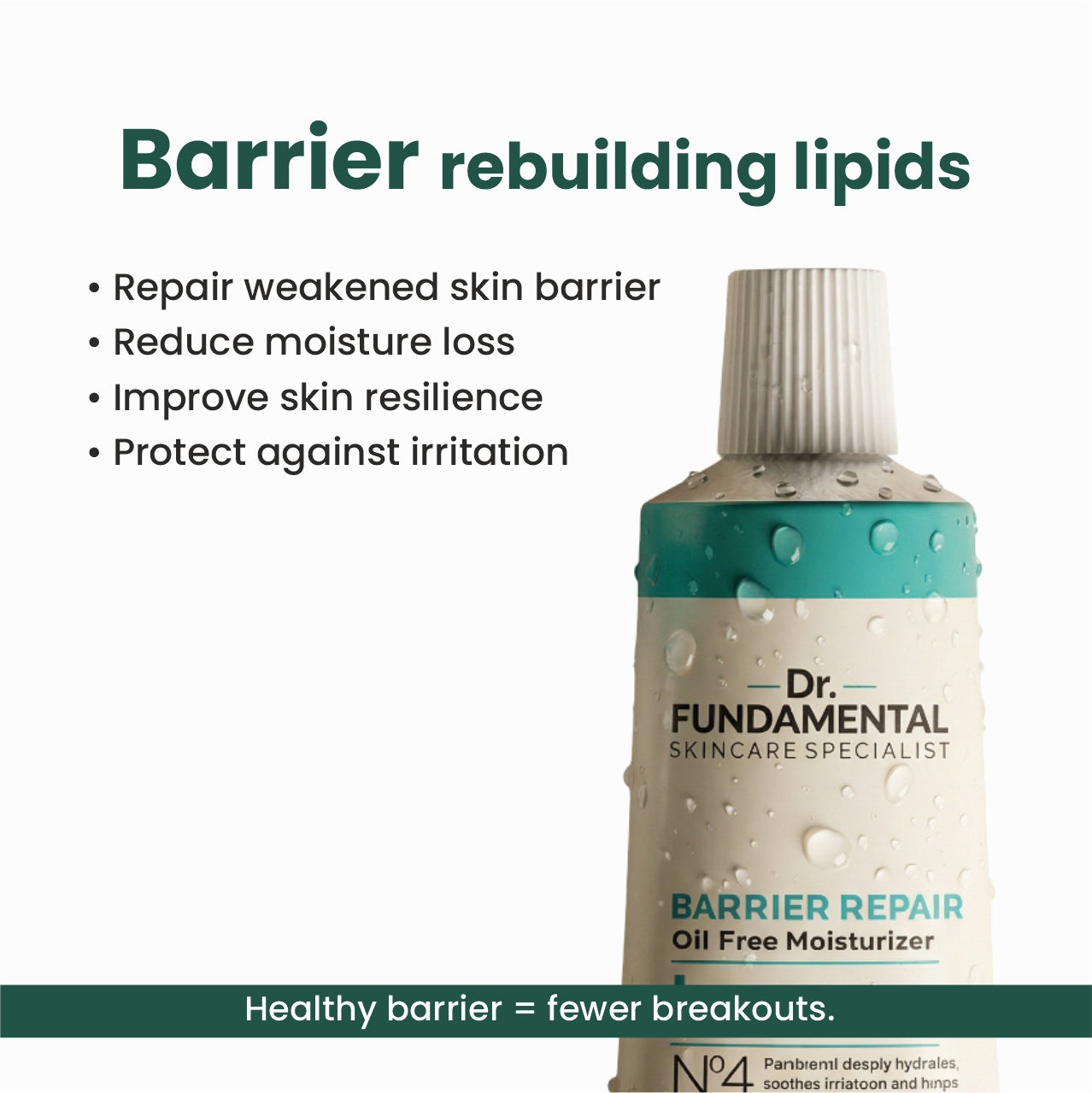 N0.4 Barrier Repair Oil free Moisturizer