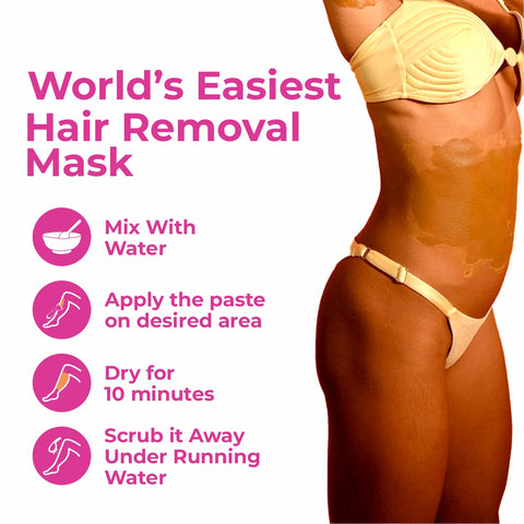 4-in-1 Mogra Body Hair Removal Powder Mask