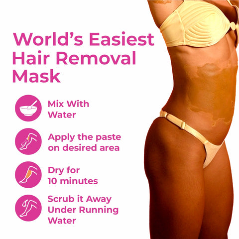 4-in-1 Mogra Body Hair Removal Powder Mask
