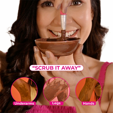 Rose Body Hair Removal Powder Wax
