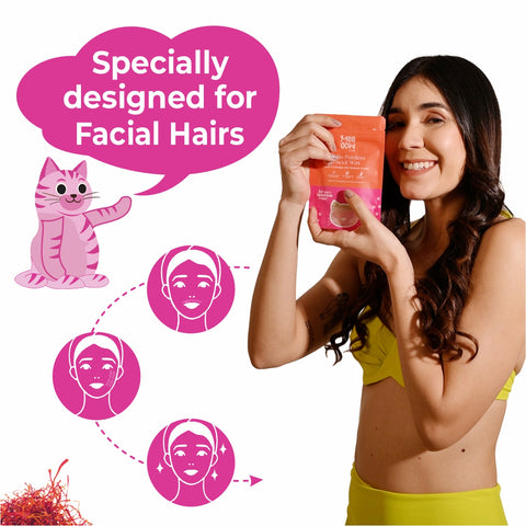 4-in-1 Kesar & Chandan Facial Hair Removal Powder Mask