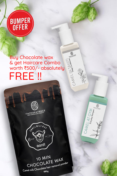 Try Chocolate Wax & Get Monsoon Shampoo Conditioner Absolutely Free