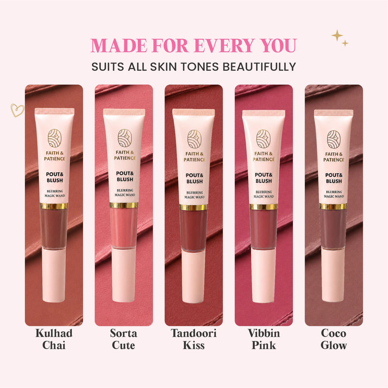 Pout & Blush Blurring Wand - Kulhadh Chai