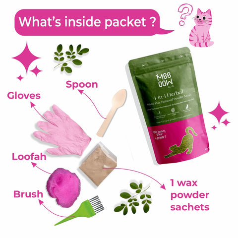 4-in-1 Herbal Bikini Hair Removal Powder Mask