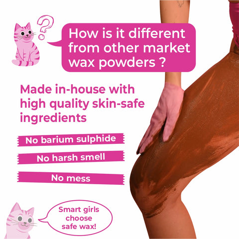 4-in-1 Chocolate Bikini Hair Removal Powder Mask