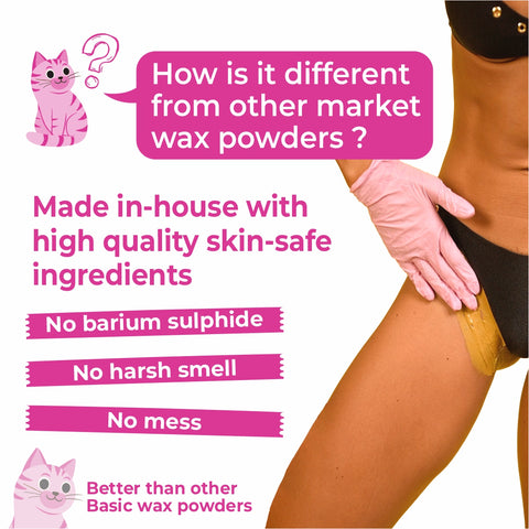 4-in-1 Turmeric Bikini Hair Removal Powder Mask