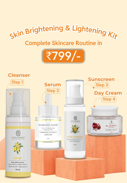 10% Vitamin C - 4 Step Skin Brightening And Lightening Kit