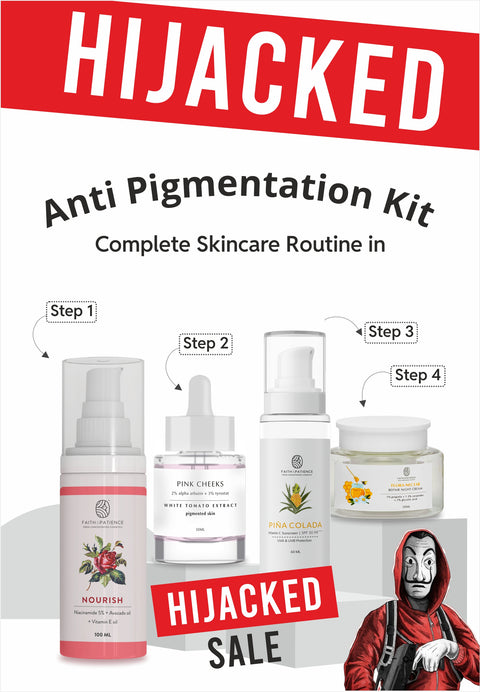 2% Alpha Arbutin & 5% Niaciamide  - 4 Step Anti Pigmentation Kit