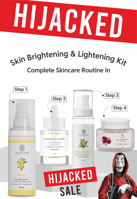 10% Vitamin C - 4 Step Skin Brightening And Lightening Kit