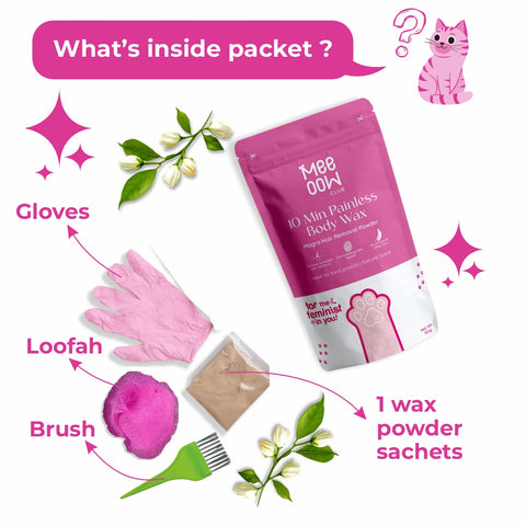 4-in-1 Mogra Body Hair Removal Powder Mask