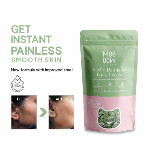 Aloevera & Neem Facial Hair Removal Powder Wax