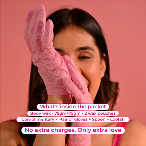 Rose Body Hair Removal Powder Wax