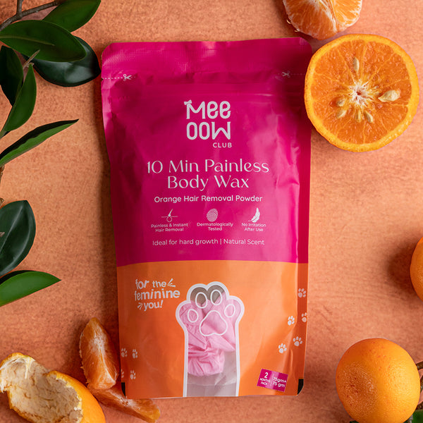 4-in-1 Orange Body Hair Removal Mask