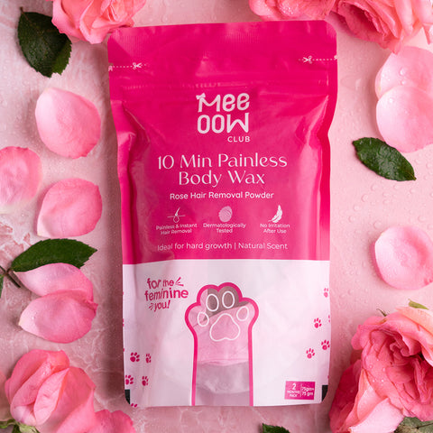 Rose Body Hair Removal Powder Wax