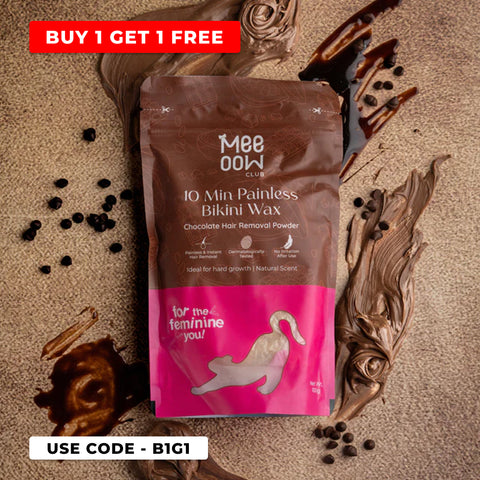4-in-1 Chocolate Bikini Hair Removal Powder Mask