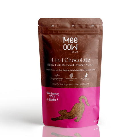 4-in-1 Chocolate Bikini Hair Removal Powder Mask