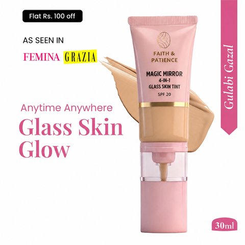 Magic Mirror Glow Serum Tint 4 in 1 (Benefits) - 002 Gulabi Gazal (Fair)