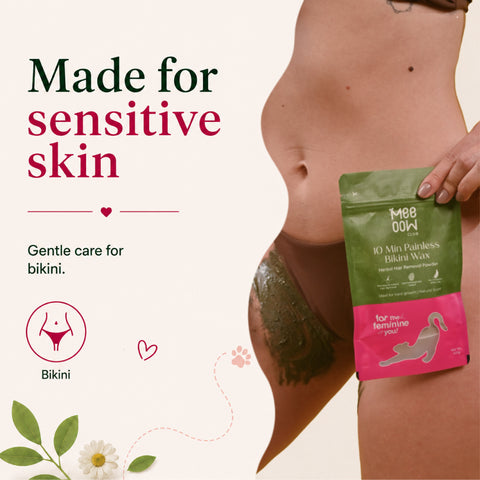 4-in-1 Herbal Bikini Hair Removal Wax Powder Mask