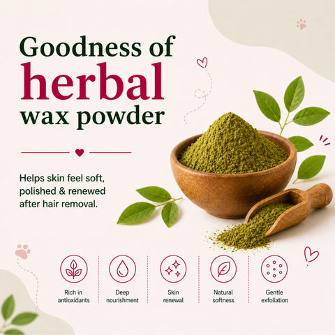 4-in-1 Herbal Bikini Hair Removal Wax Powder Mask