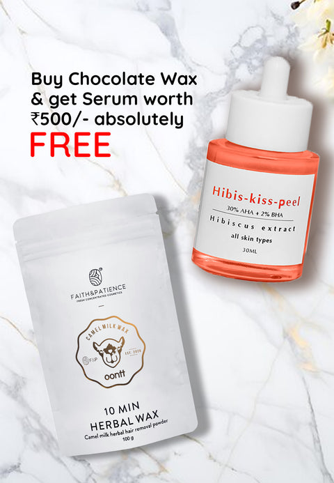 Try Bikini Wax Hair Removal Powder & Get 30% AHA + 2% BHA Peeling Solution Absolutely Free