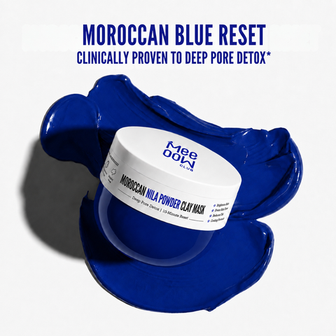 Moroccan Nila Powder Brightening Clay Mask for Face and Skin