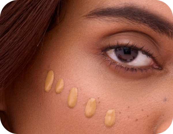 Start with clean skin. Dot the Glass Skin Tint SPF 20 evenly across your face.